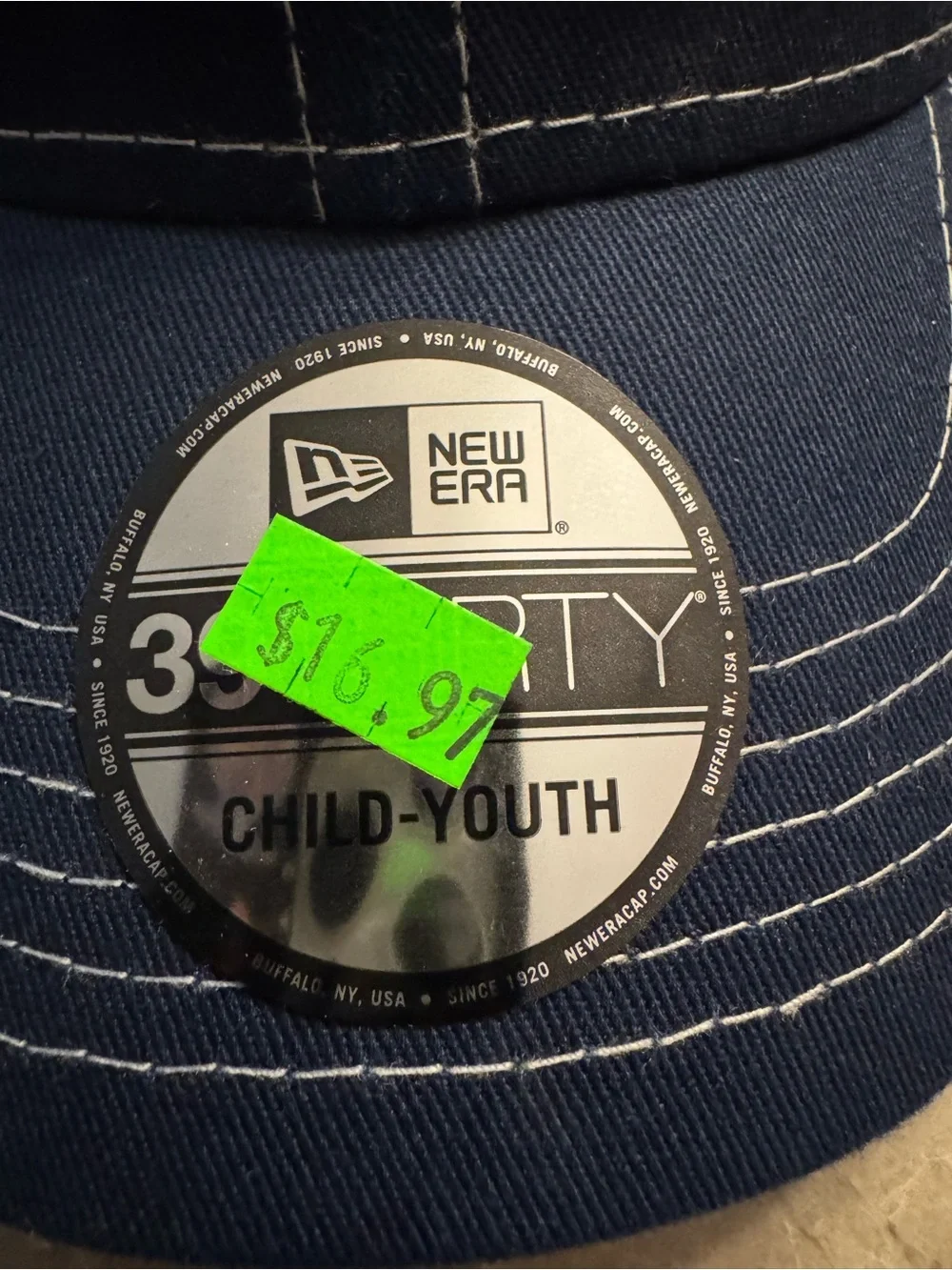 Dallas Cowboys hat youth size